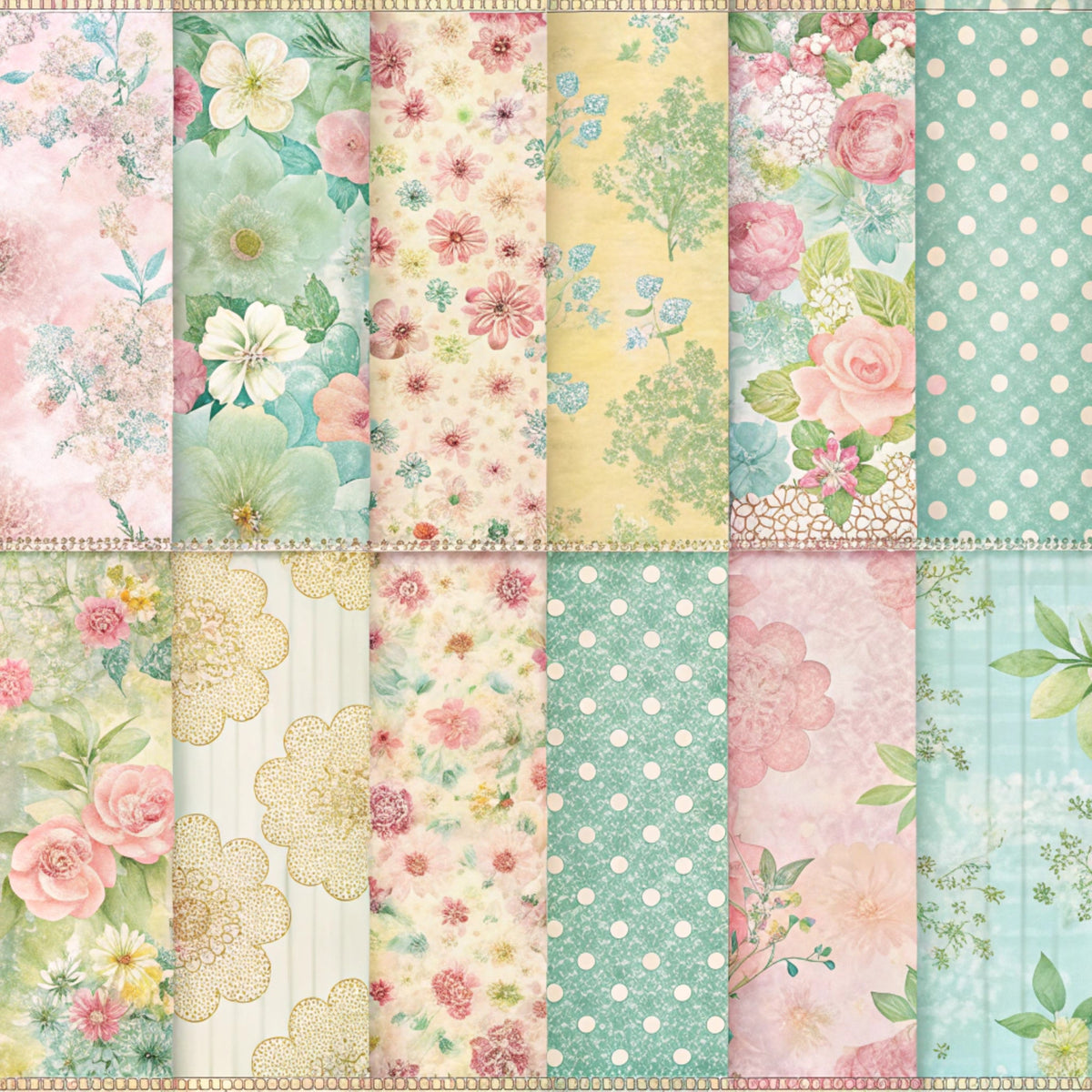 Spring Patchwork Pattern 14 Quilting Cotton Fabric – FabricMegaStore.com