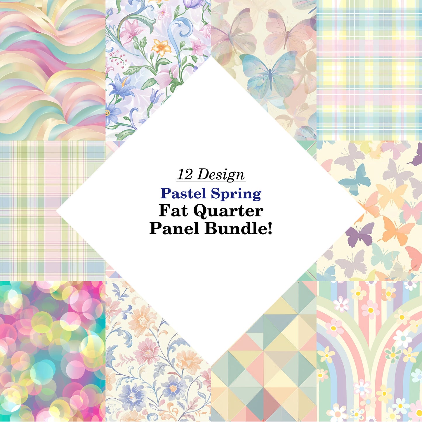 Pastel Spring Fat Quarter Bundle