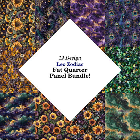 Leo Zodiac Fat Quarter Bundle