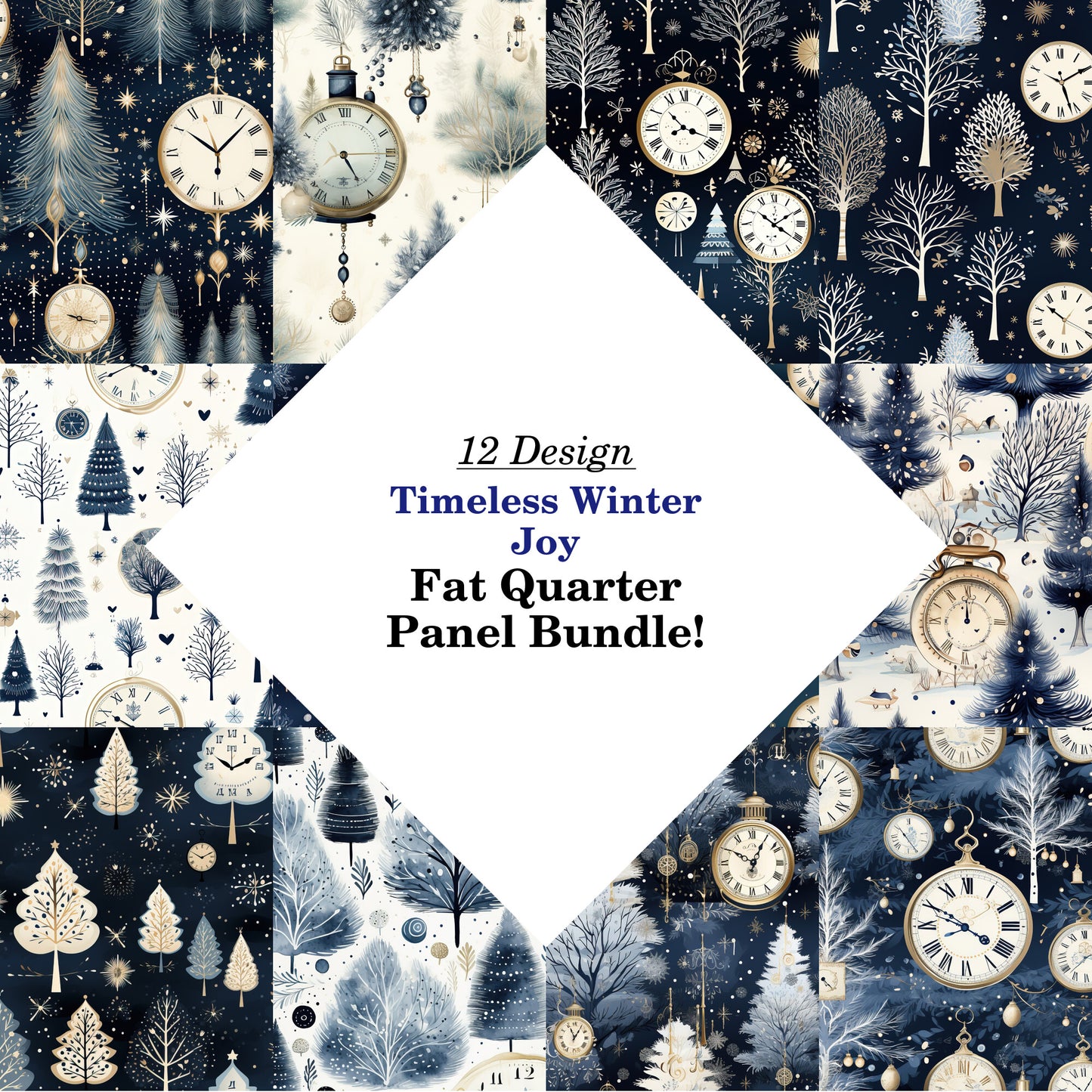 Timeless Winter Joy Fat Quarter Bundle