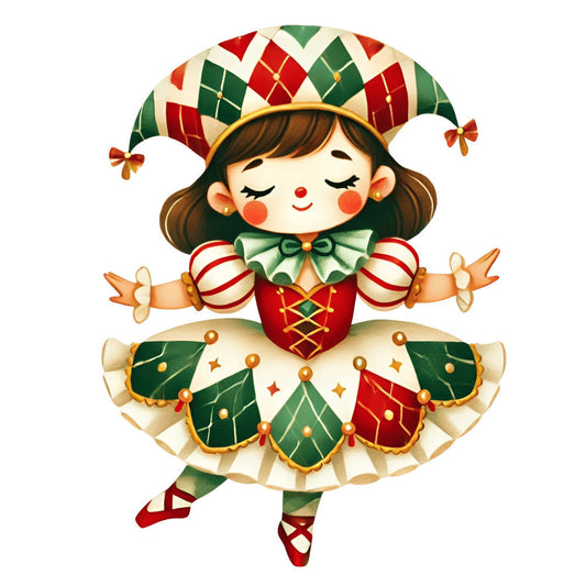 Nutcracker Ballet Fabric Panel 88