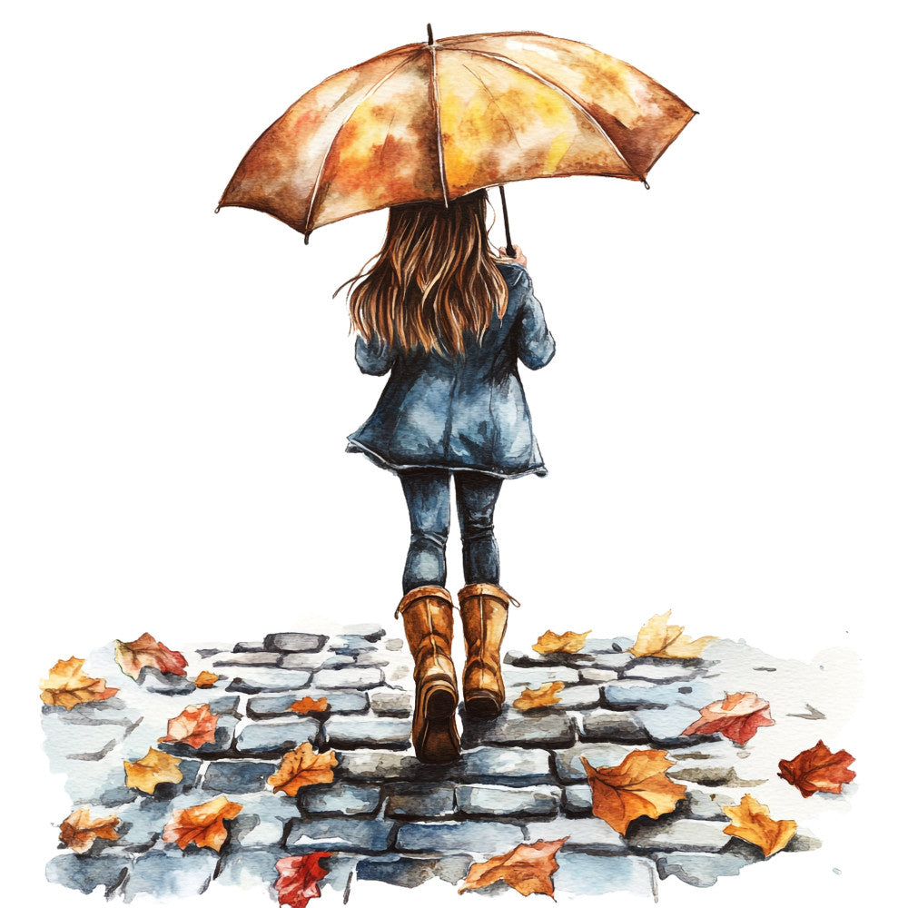 Rainy October Fabric Panel 30