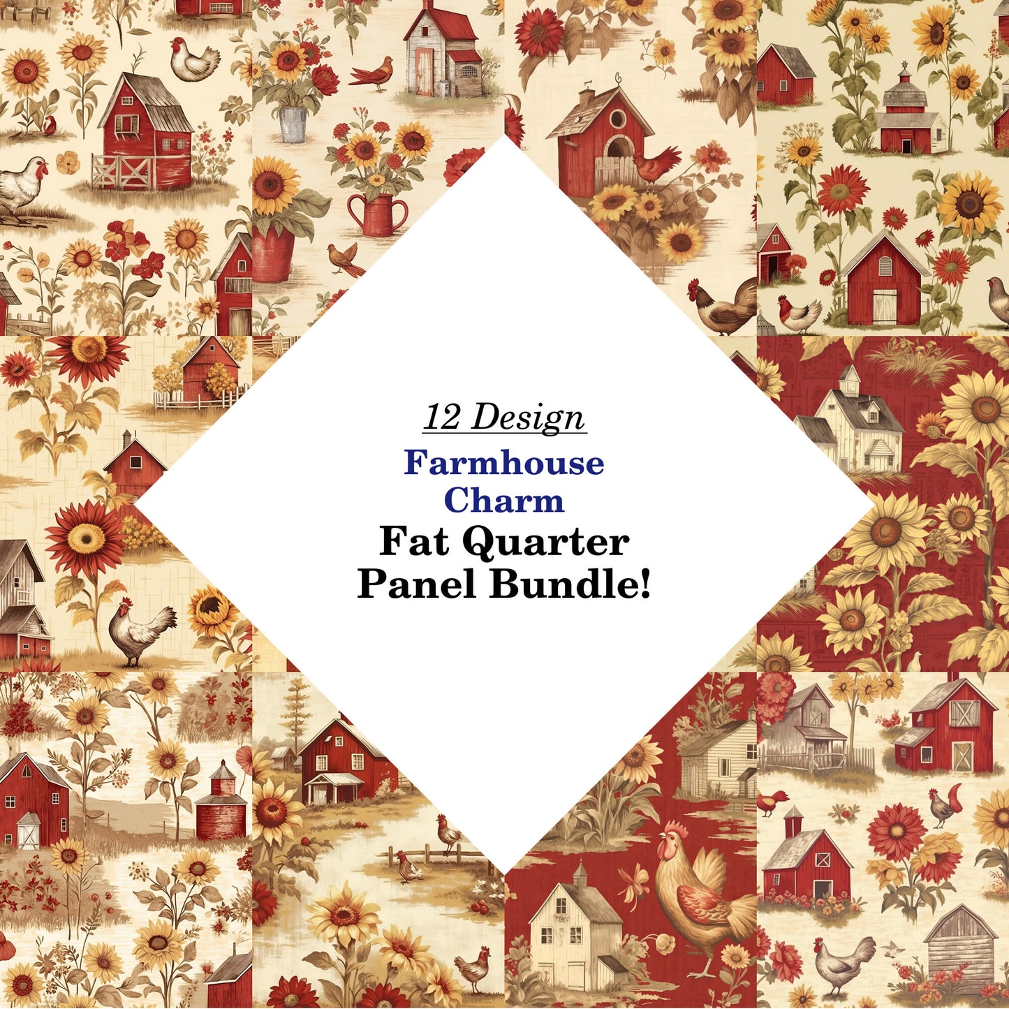 Farmhouse Charm Fat Quarter Bundle