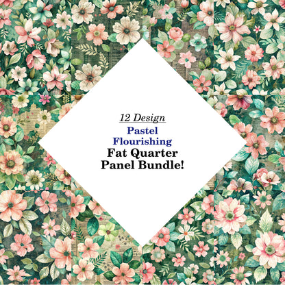 Pastel Flourishing Fat Quarter Bundle