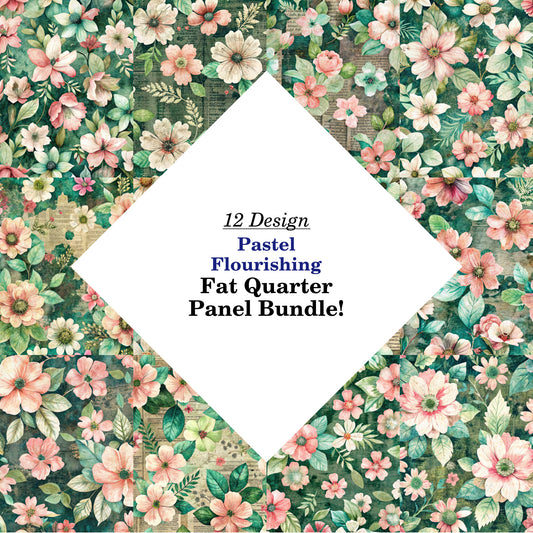 Pastel Flourishing Fat Quarter Bundle