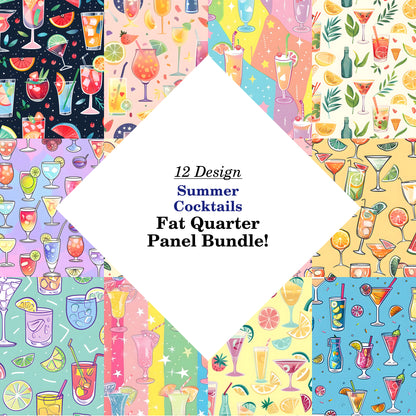 Summer Cocktails Fat Quarter Bundle