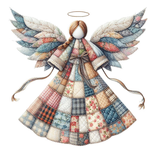 Christmas Patchwork Fabric Panel 26