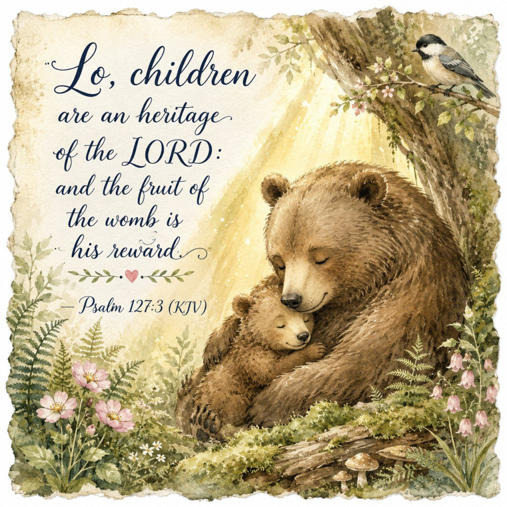 Inspirational Nursery Verses Fabric Panel 7