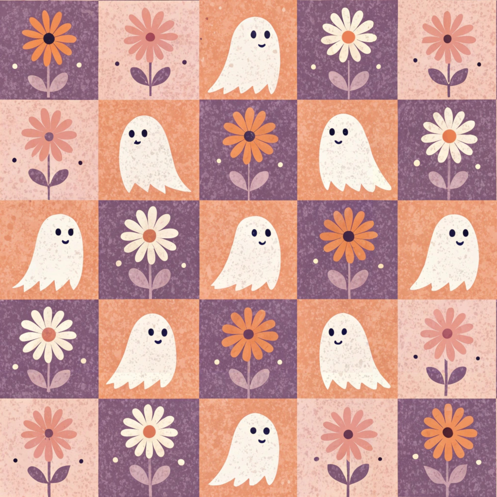 Retro Halloween Pattern 21 Quilting Cotton Fabric – FabricMegaStore.com