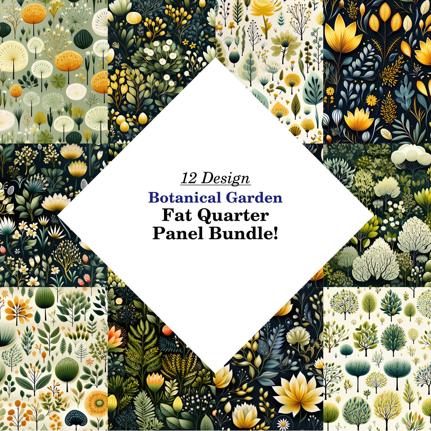 Botanical Garden Fat Quarter Bundle