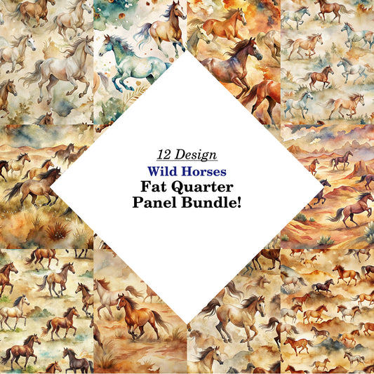 Wild Horses Fat Quarter Bundle