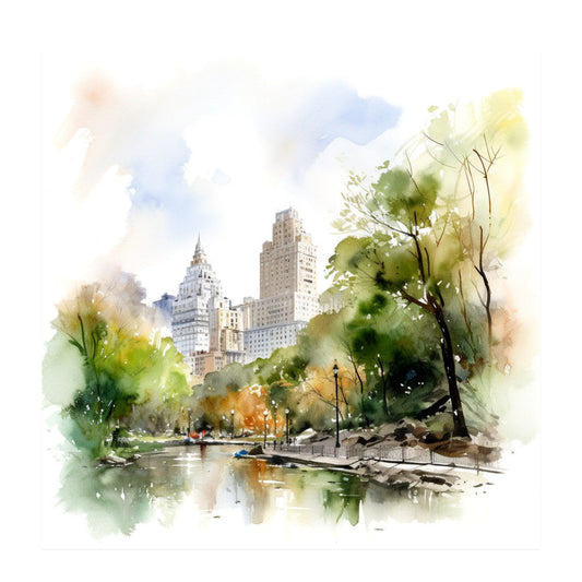 New York Landmarks Fabric Panel 18