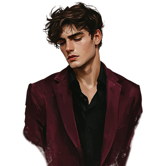 Dark Romance Fabric Panel 15