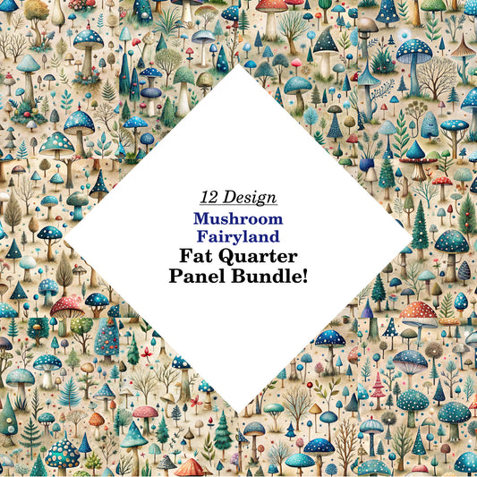 Mushroom Fairyland Fat Quarter Bundle