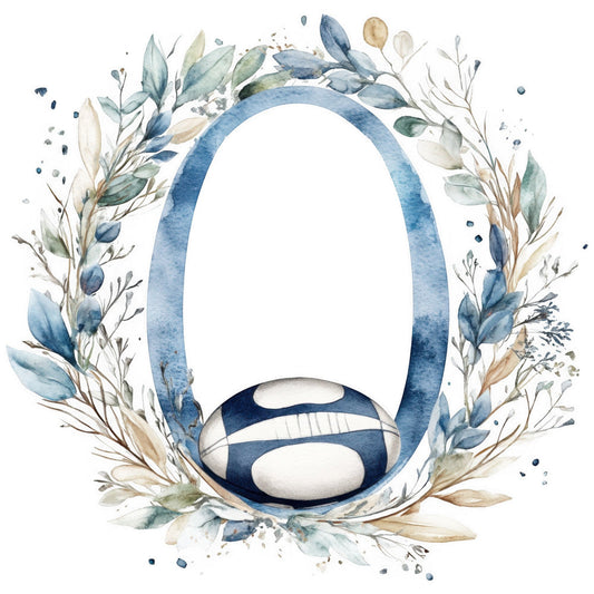 Watercolor Rugby Fabric Panel 3