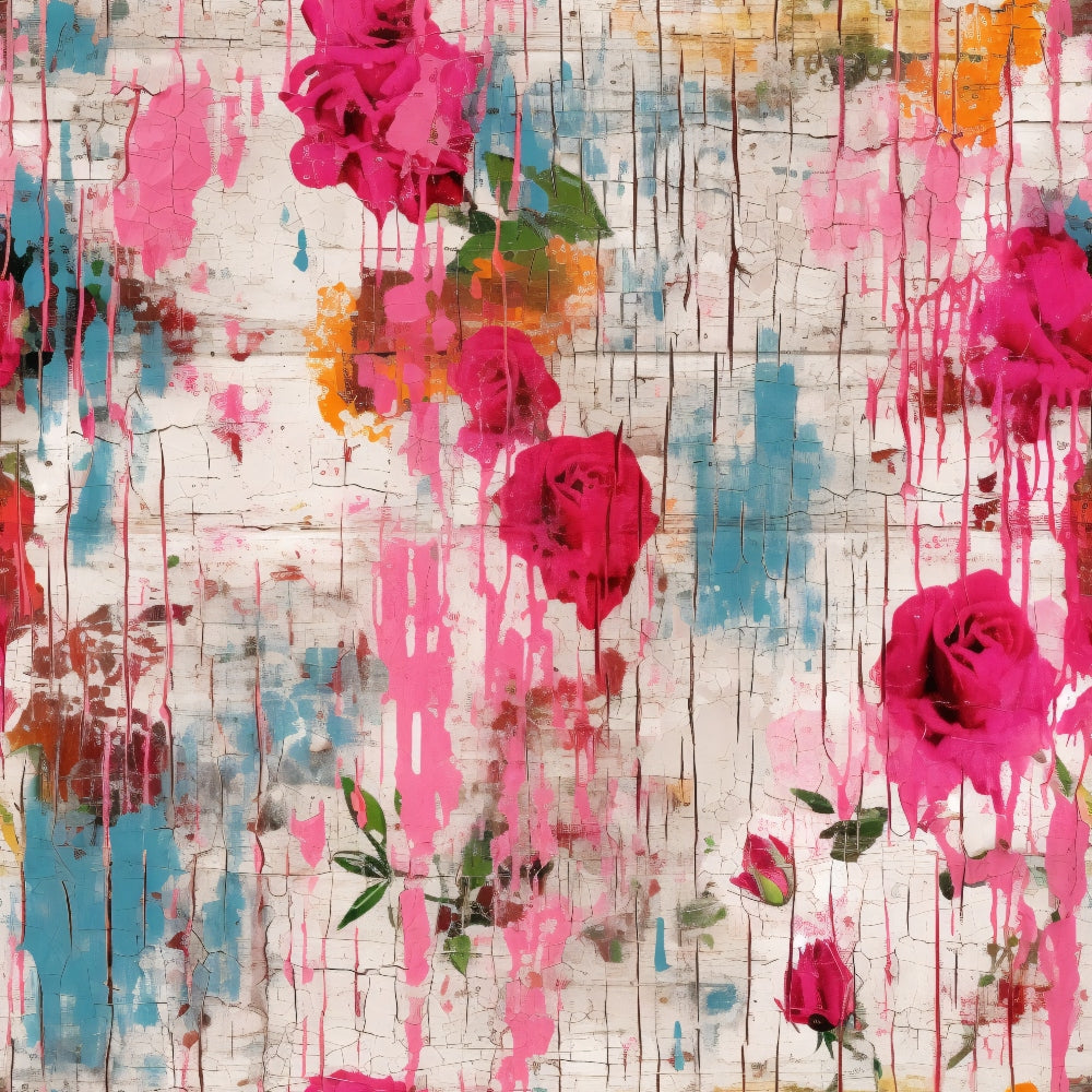 Daily Deal: Girly Grunge Plaster Pattern 5 Quilting Cotton Fabric - 45" x 1 Yard"