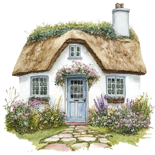 English Countryside Fabric Panel 26