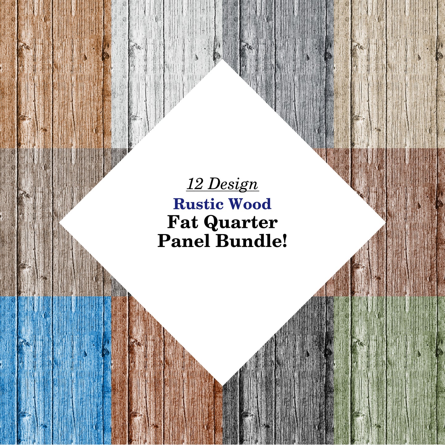 Rustic Wood Fat Quarter Bundle