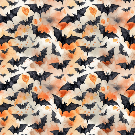 Daily Deal: Spooky Season Pattern 6 Quilting Cotton Fabric - 45" x 1 Yard"