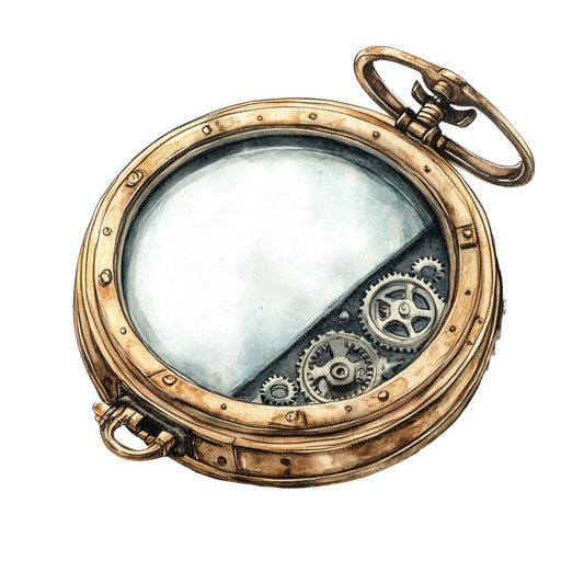 Victorian Steampunk Fabric Panel 11