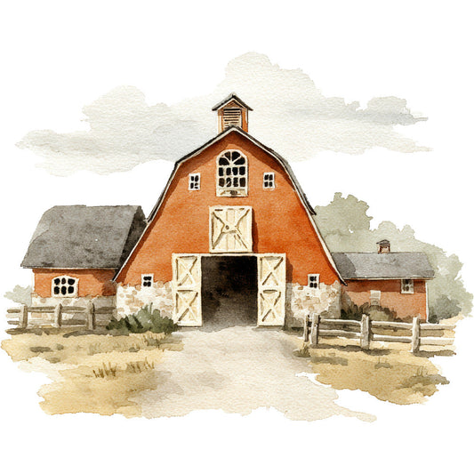 Farmhouse Chicken Decor Fabric Panel 17