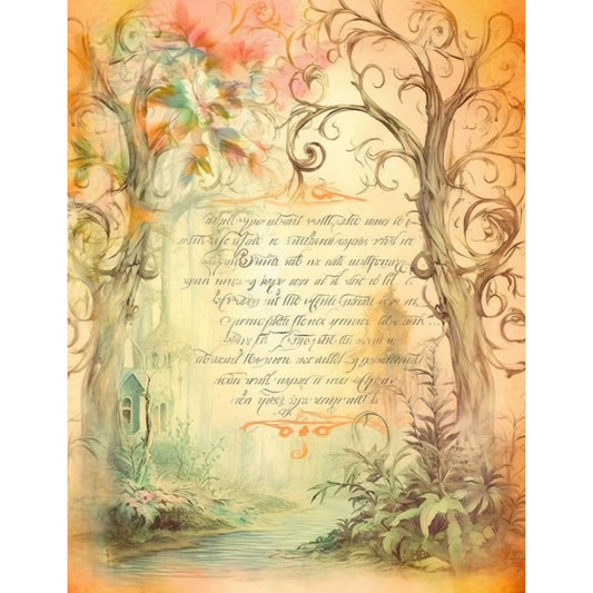 Enchanted Forest Fabric Panel 10