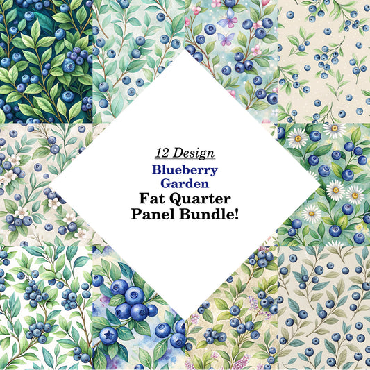 Blueberry Garden Fat Quarter Bundle
