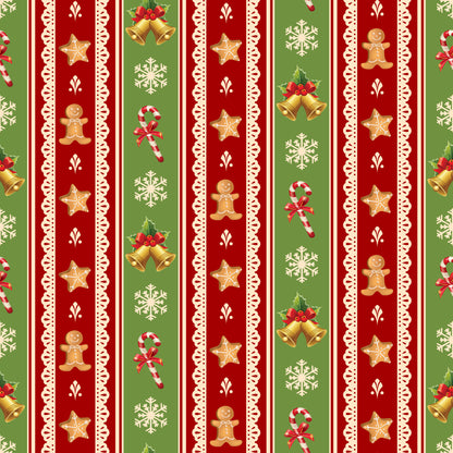 Christmas Love Pattern 7 Quilting Cotton Fabric