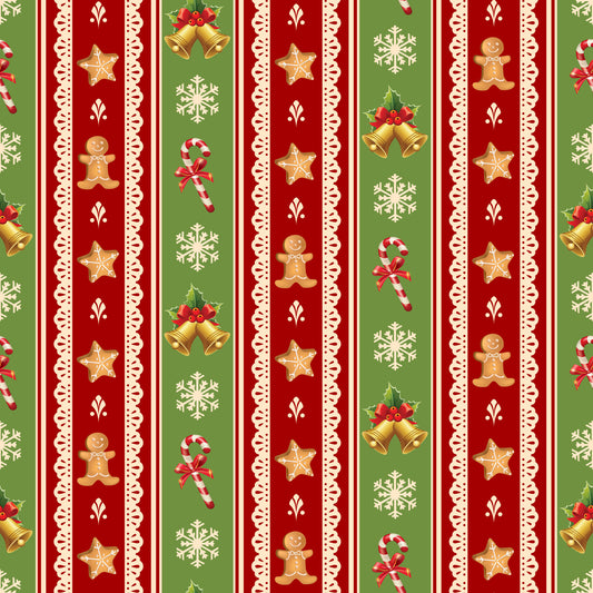 Christmas Love Pattern 7 Quilting Cotton Fabric