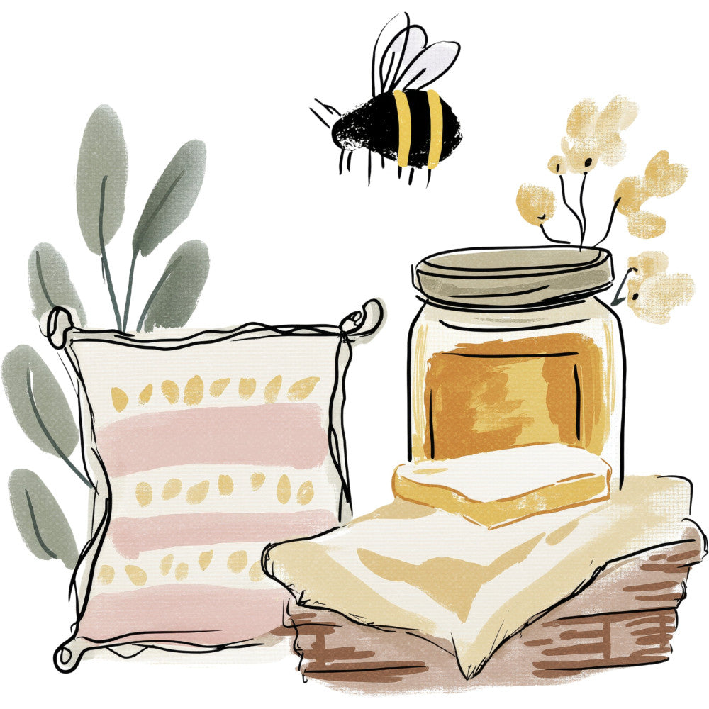Honey Meadows Fabric Panel 22