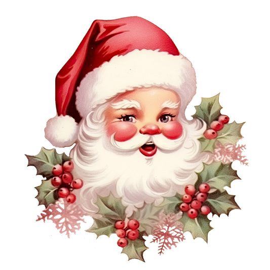 Retro Santa Claus Fabric Panel 5