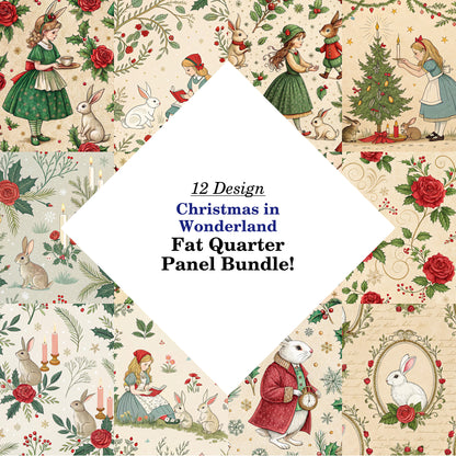 Christmas in Wonderland Fat Quarter Bundle