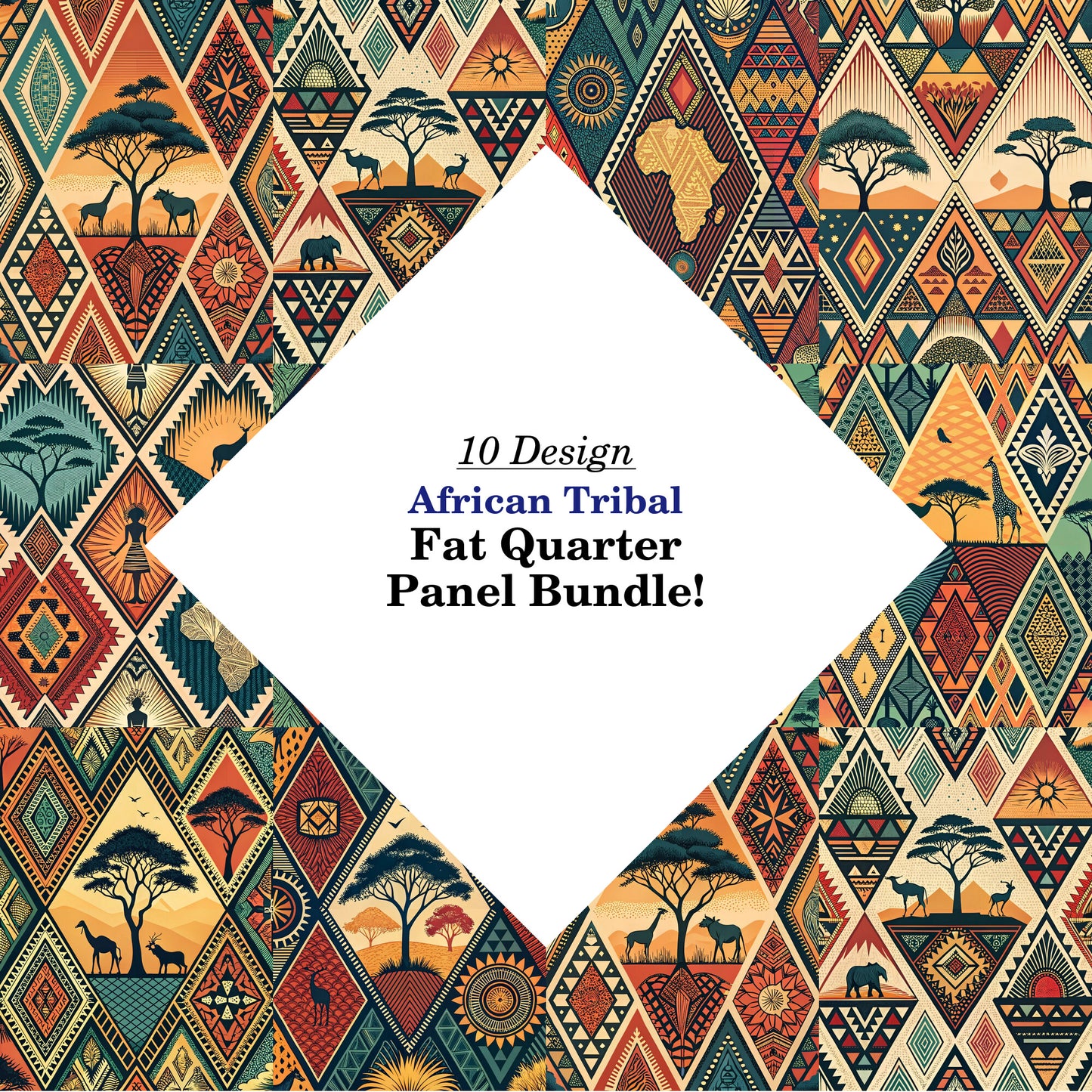 African Tribal Fat Quarter Bundle