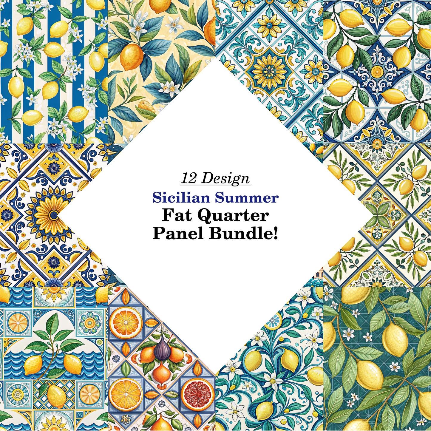 Sicilian Summer Fat Quarter Bundle