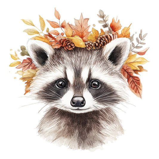 Fall Animal Portrait Fabric Panel 14