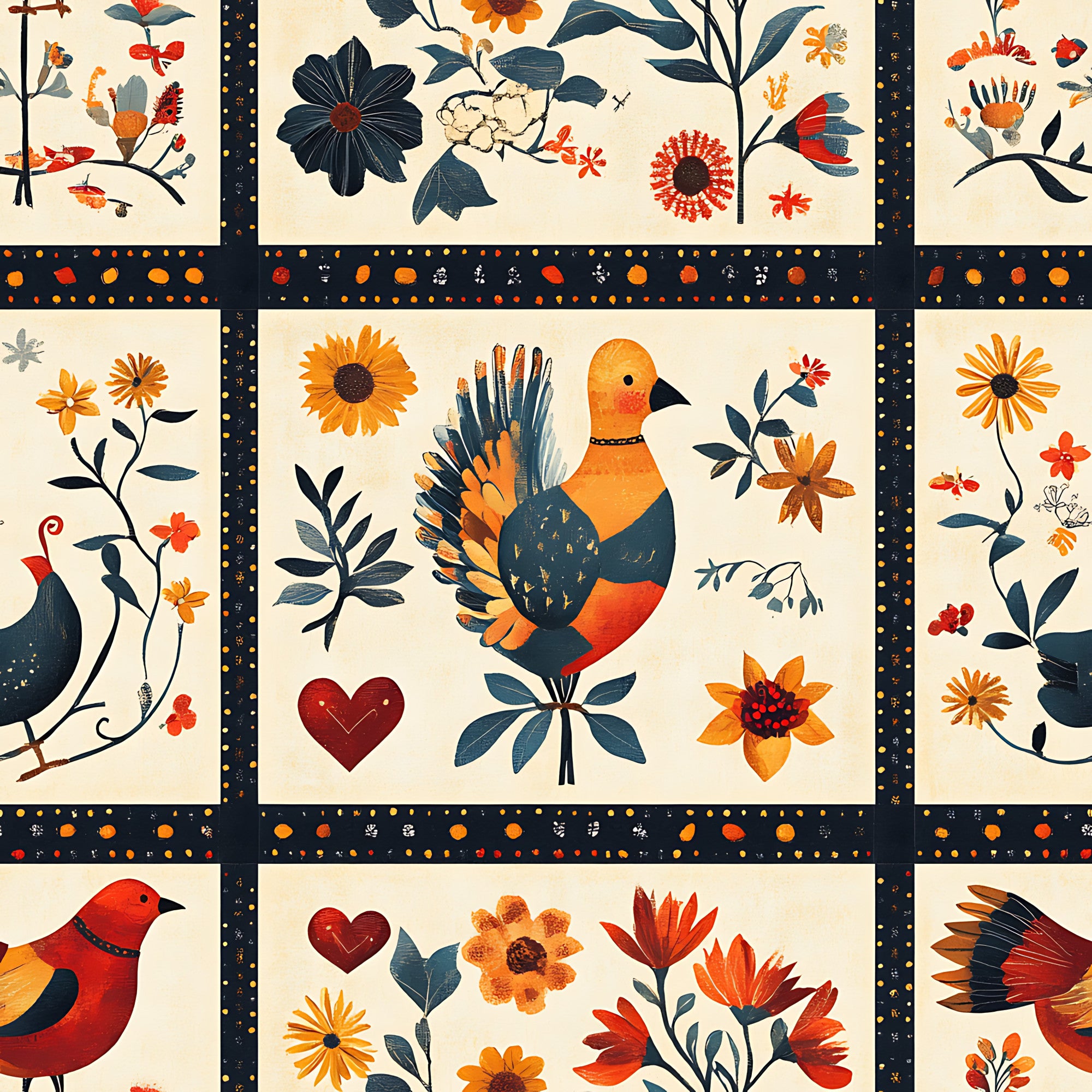 Fabric Thread Pattern Grateful Threads Pattern 5 Quilting Cotton Fabric – FabricMegaStore.com