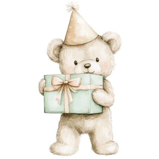 Nursery Teddy Bear Fabric Panel 8