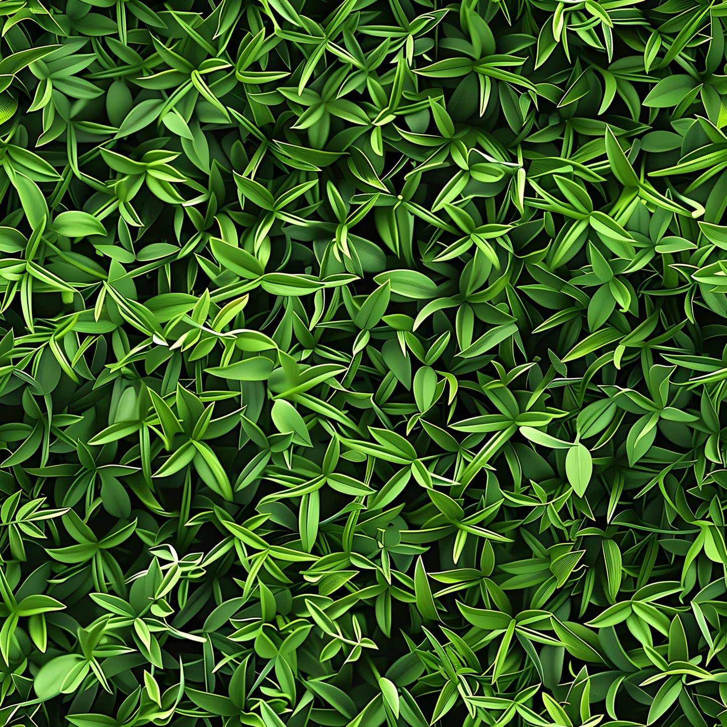 forest green, lime green, emerald green, tiny leaves, botanical pattern, nature design, dense foliage, overlapping leaves, organic shapes, quilting cotton, fabric panel, natural motifs, garden theme, leafy texture, seamless pattern, spring foliage, botanical print, green tones, nature inspired, small scale print