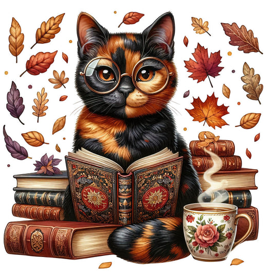Autumn Cats Fabric Panel 86