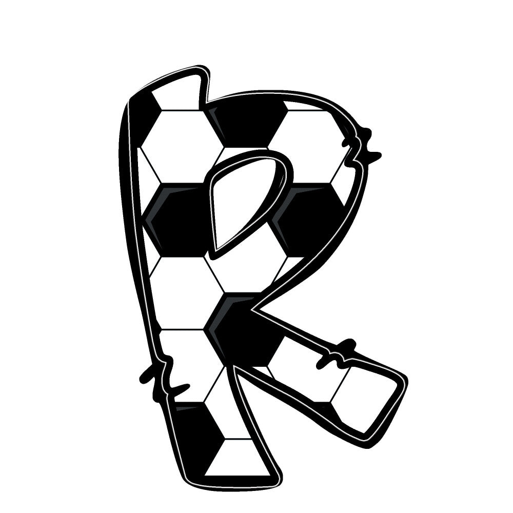 Soccer Alphabet Fabric Panel 17