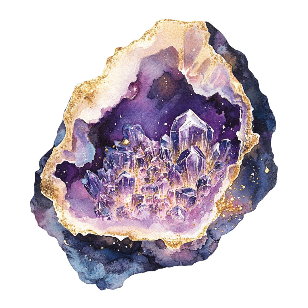 Watercolor Space Adventure Fabric Panel 29