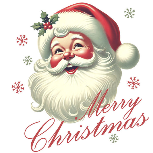 Vintage Christmas Signs Fabric Panel 4
