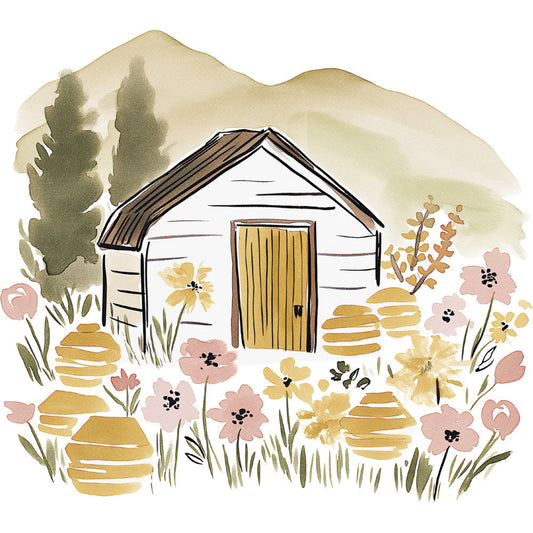 Honey Meadows Fabric Panel 24
