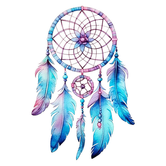 Watercolor Dream Catcher Fabric Panel 5