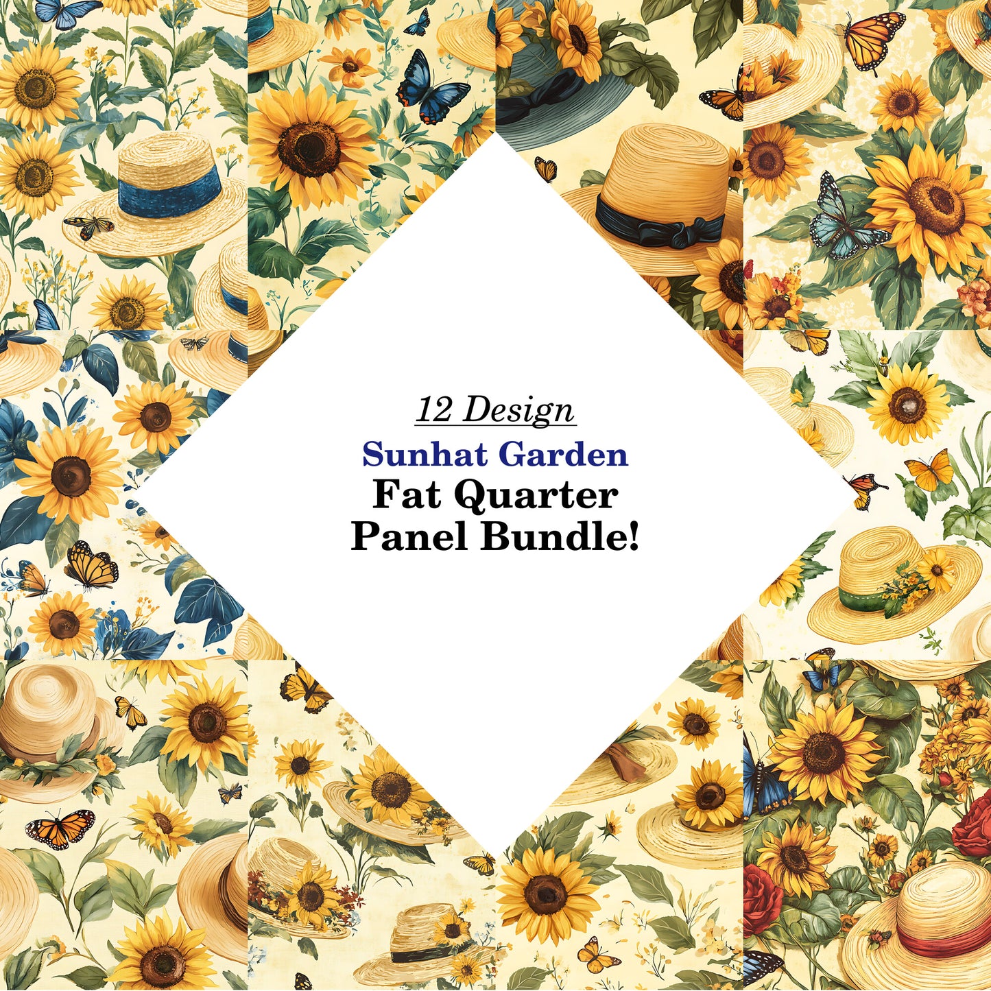 Sunhat Garden Fat Quarter Bundle