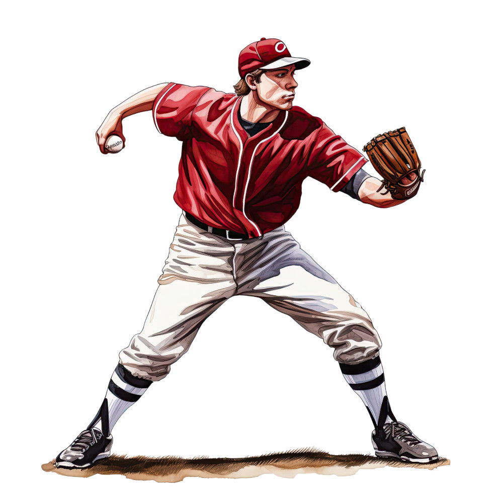 Baseball Game Fabric Panel 1