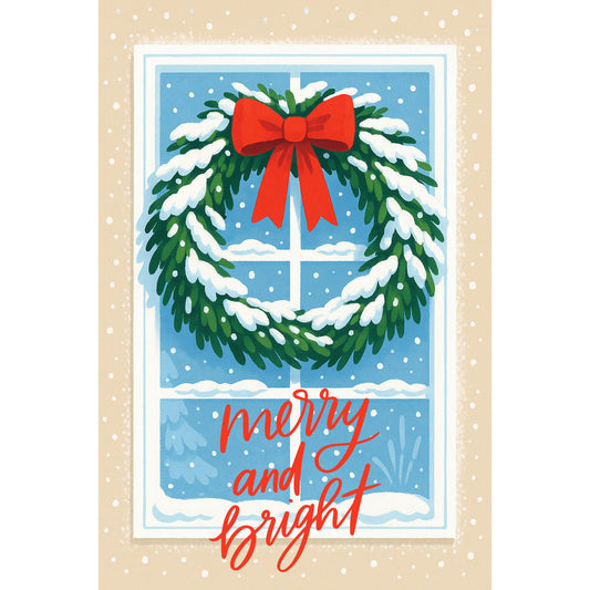 Christmas Card Fabric Panel 7