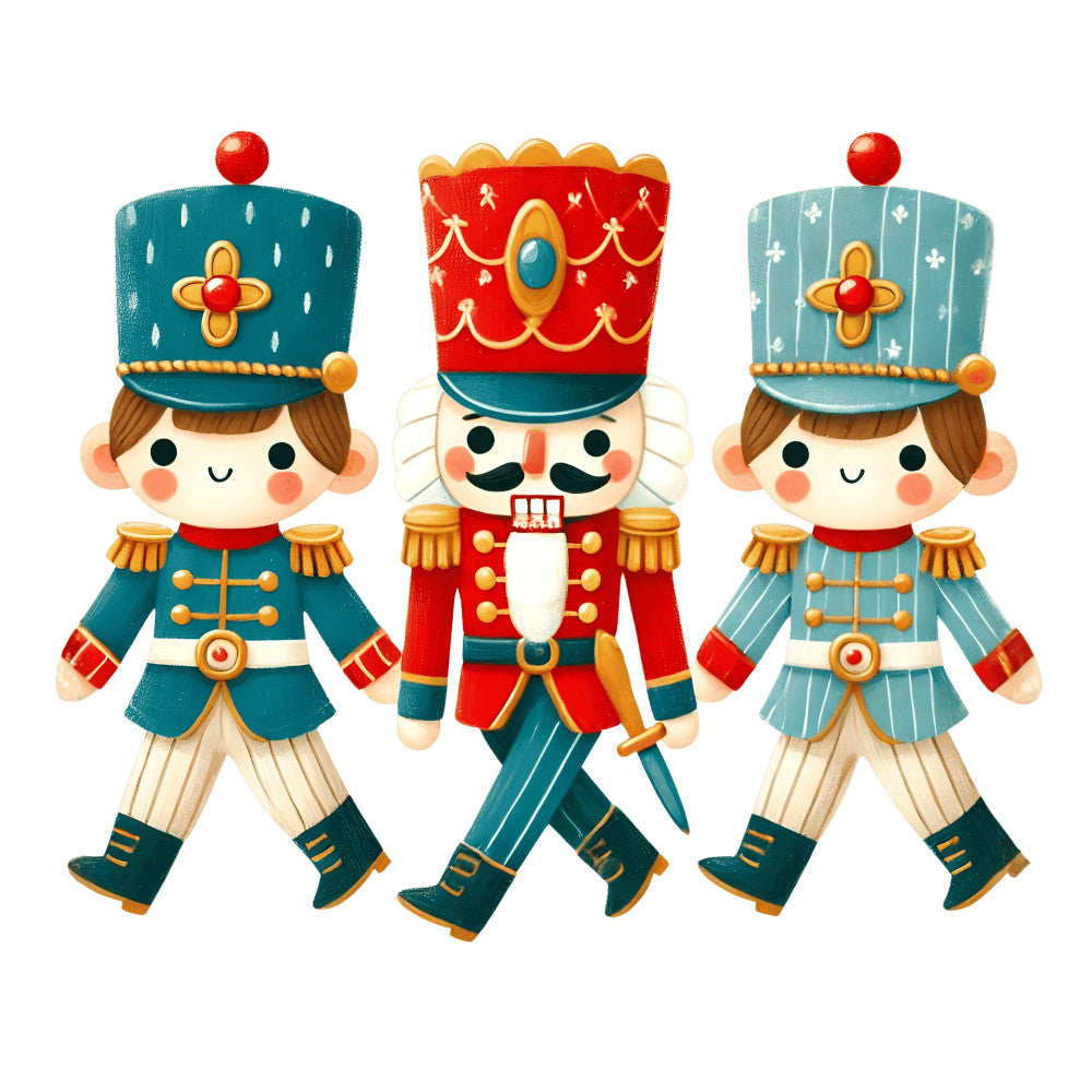 Nutcracker Ballet Fabric Panel 66