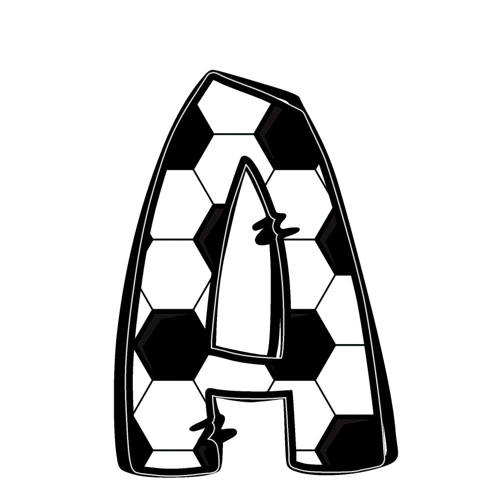 Soccer Alphabet Fabric Panel 36