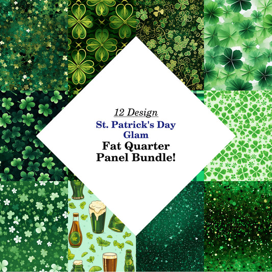 St. Patrick's Day Glam Fat Quarter Bundle